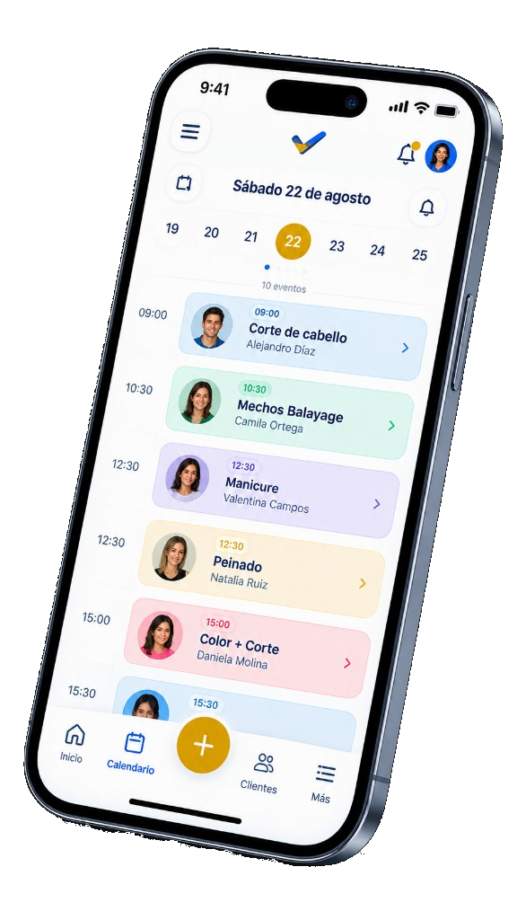 Tasky en celular — agenda del día
